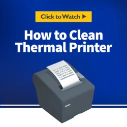 Video on how to clean thermal printers