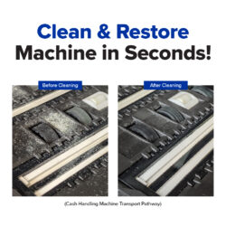 Clean & restore your counter machine in seconds!