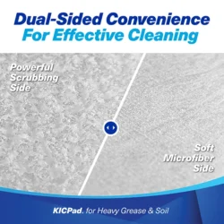 KICPad for Heavy Grease & Soil, K2-KPDWSB24SD, Dual-sided Convenience for Effective Cleaning