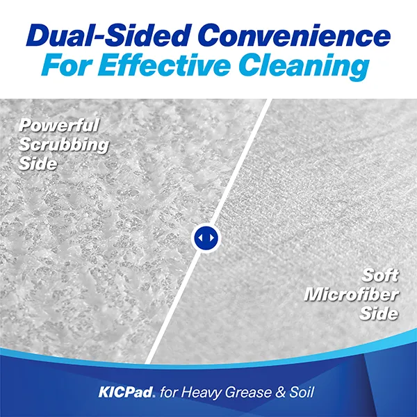 KICPad for Heavy Grease & Soil, K2-KPDWSB24SD, Dual-sided Convenience for Effective Cleaning