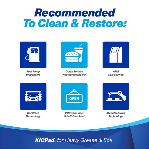 KICPad for Heavy Grease & Soil, K2-KPDWSB24SD, Recommended to Clean & Restore