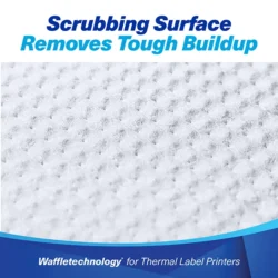 Waffletechnology for Thermal Label Printers, Scrubbing Surface Removed Tough Buildup