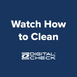 Watch how to properly clean and maintain Digital Check scanners