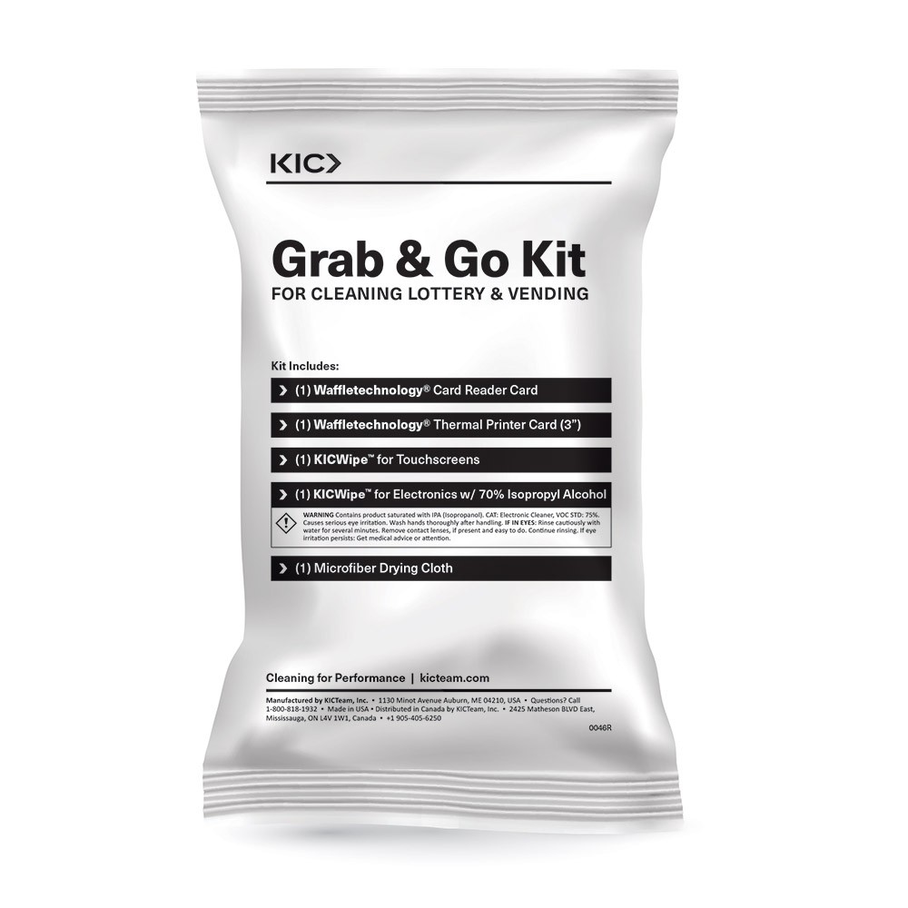 Grab 'n Go Cleaning Kit for Lottery & Vending Machines KICTeam, Inc.