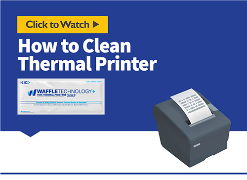 How to clean a thermal printer