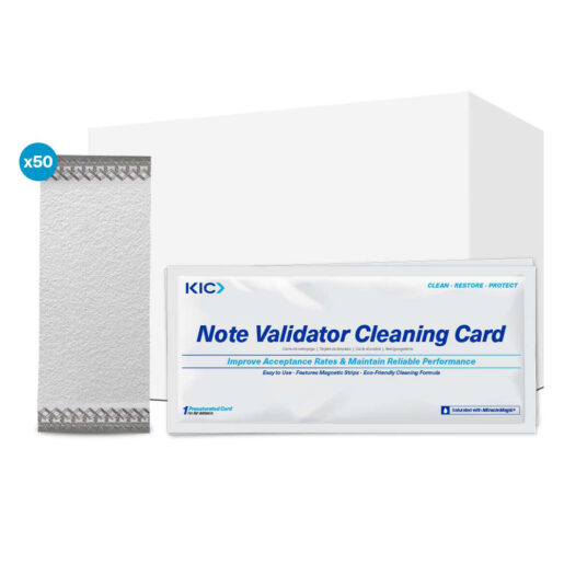 Cleaning Cards for Note Validators with Lucky Stripe (K2-BMB50M)