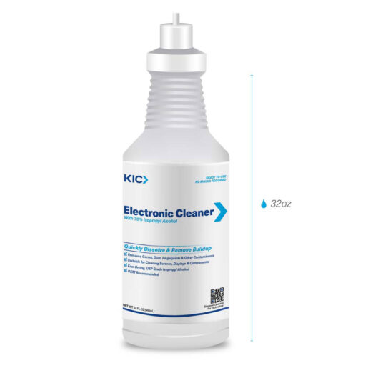 Measurements for Electronic Cleaner with 70% Isopropyl Alcohol (IPA) (K2-C703032N1)
