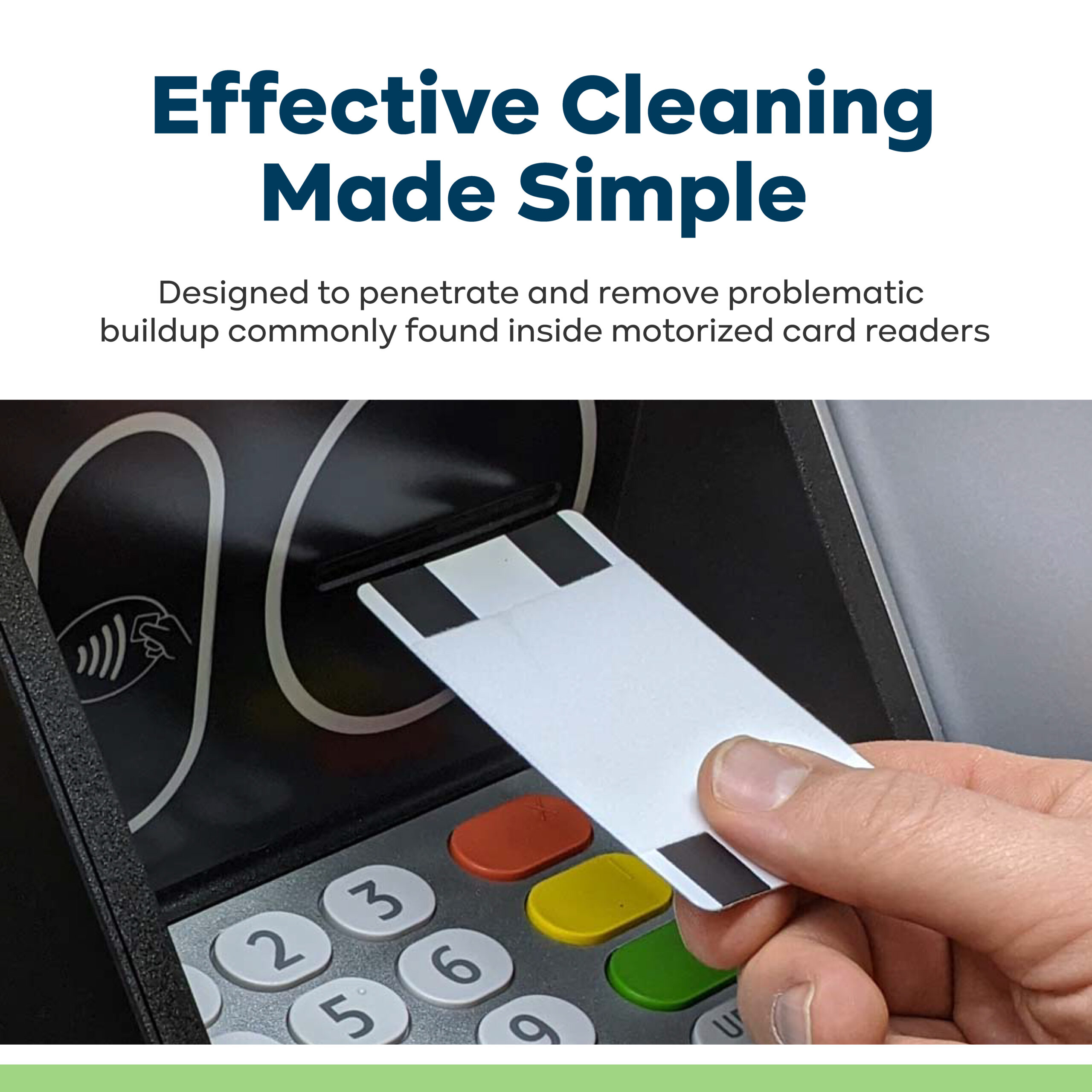 Magnetic Head ATM Card Reader Cleaning Cards | CCP020