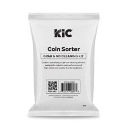 Grab and go cleaning kit for coin sorter machines