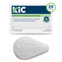 KICpad cleaning pad for cash handling technologoy