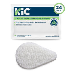 KICpad for cleaning polymer banknote equipment, 24 count