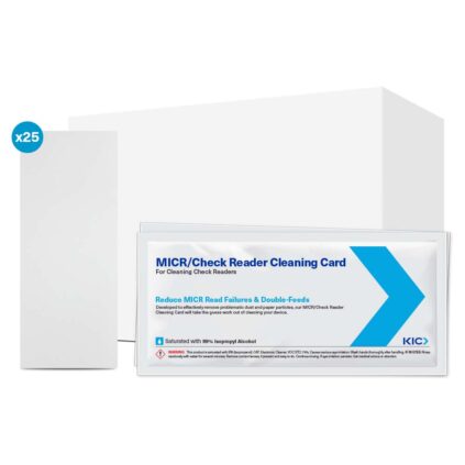 MICR/Check Reader Cleaning Cards (K2-MCRB25)