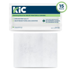 Cleaner sheets for INKJET printers, 15 count