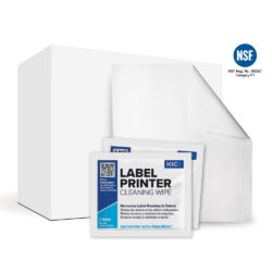 Label Printer Cleaning Wipes with PrintMint Cleaning Agent