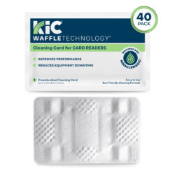 Waffletechnology cleaning cards for card readers with miraclemagic, 40 count