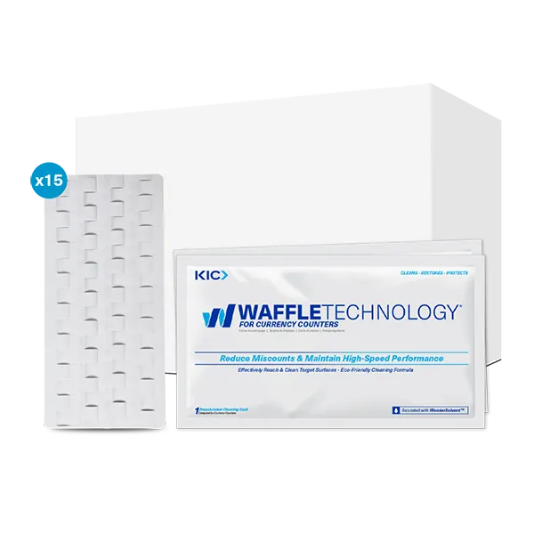 Waffletechnology for Currency Counters: 3" x 6.25": KW3-CC3625B15WS