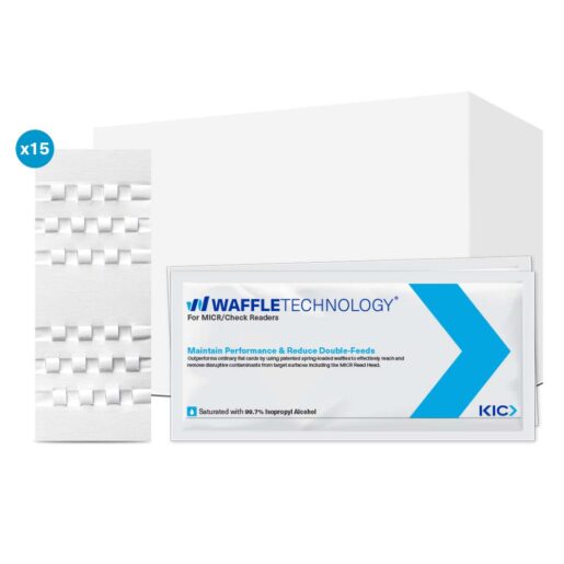 Waffletechnology for Check Readers with 99.7% Isopropyl Alcohol (IPA)