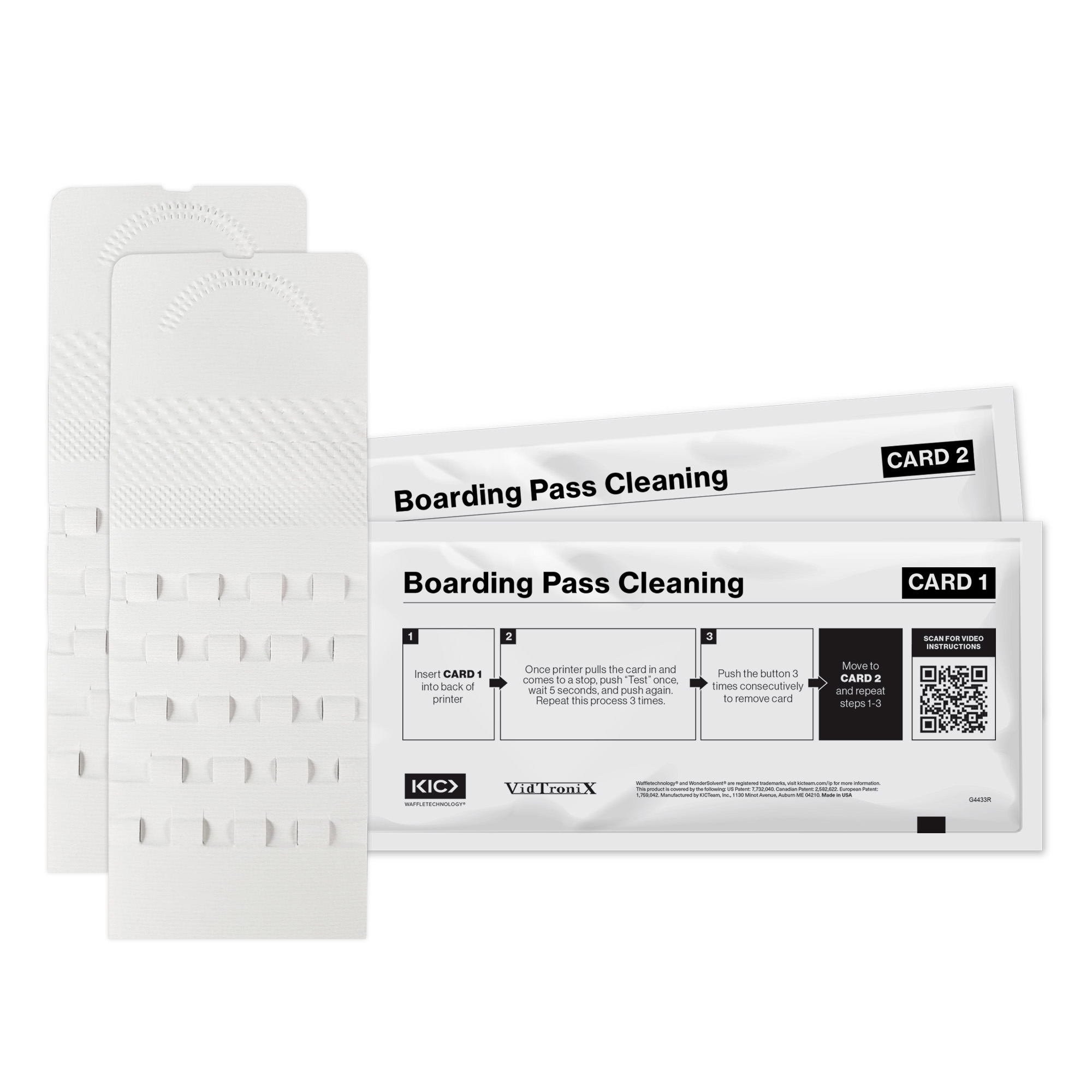 Vidtronix Boarding Pass Printer Cleaning Kits