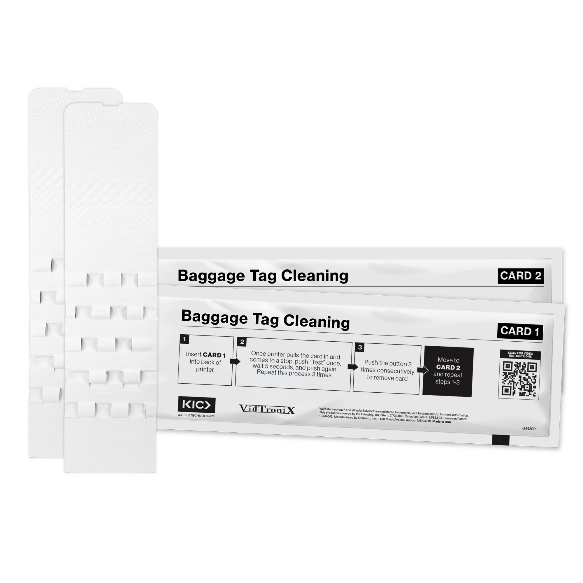 Vidtronix Baggage Tag Printer Cleaning Kit