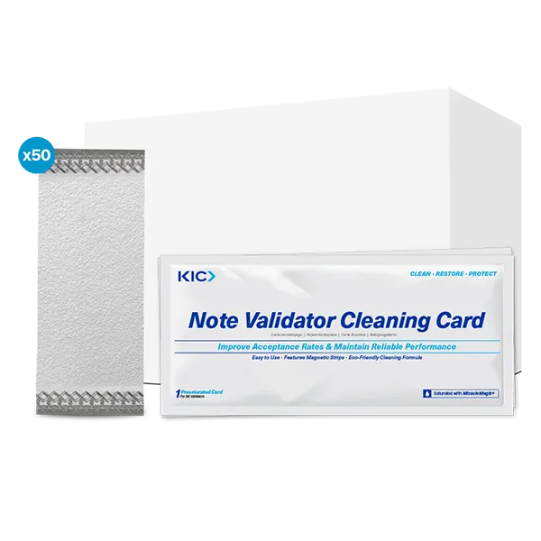 Cleaning Card for Note Validators with Lucky Stripe K2 BMB50M