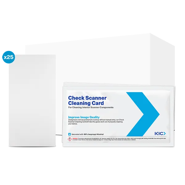 Cleaning Card for Check Scanner 25 Cards K2 CIB25
