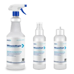 MiracleMagic Cash Handling Technology Cleaner, 32oz., 8oz., and 8oz. Turret Top