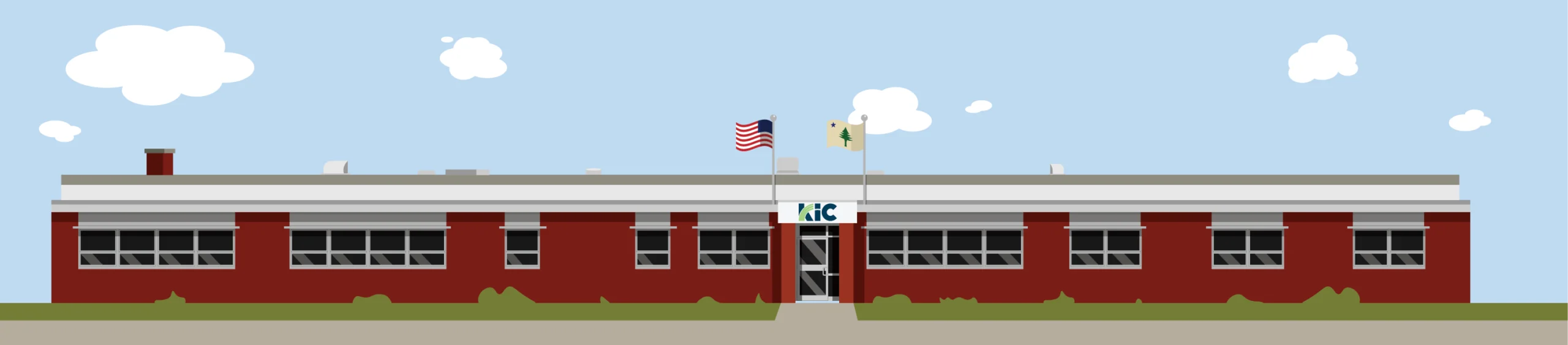 KIC building illustration-01 - KICTeam, Inc. KICTeam Headquarters, Maine