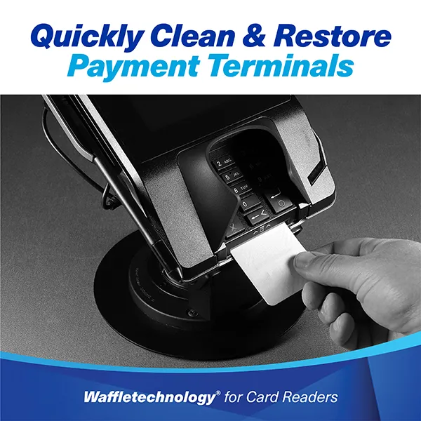 Waffletechnology® for Card Readers with MiracleMagic (KW3-AHSCB40M), Quickly Cleans & Restores