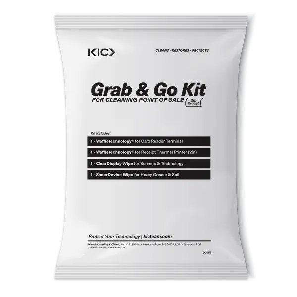 Grab 'n Go Cleaning Kit for Point of Sale (2" Paper) (KW3-KPOS2N1)