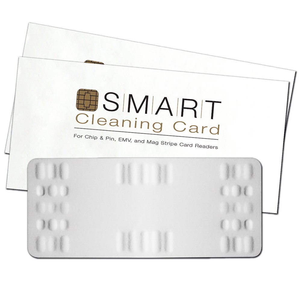 Waffletechnology Cleaning Card for SMART Payment Card Readers - KW3-EMVP10