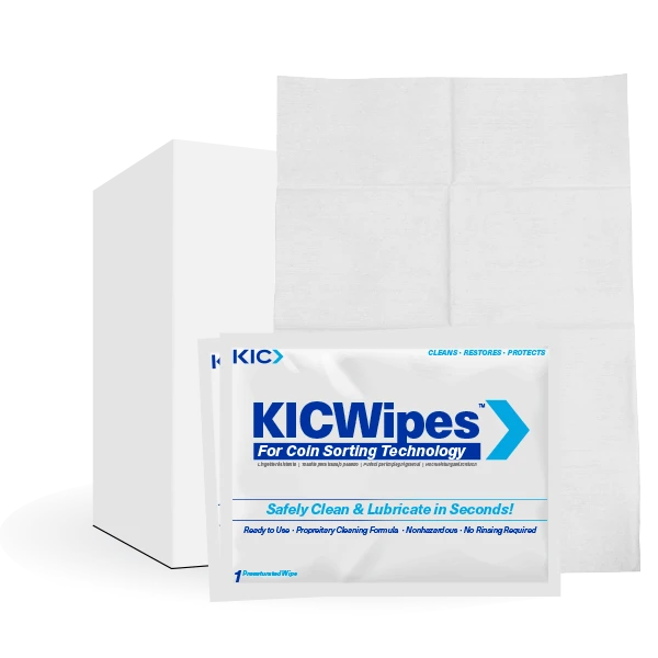 KICWipes for Coin Sorter Technology